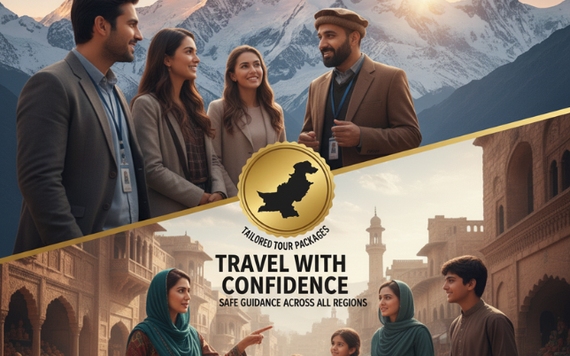 Travel with confidence. Our experienced, multilingual tour guides offer deep local knowledge, cultural insights, and safe guidance across all regions of Pakistan.
